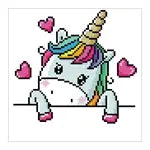 Diamond Painting Einhornbaby