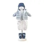 Kleiderset Elefant blau 40-42cm