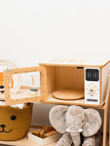  microwave wooden toy