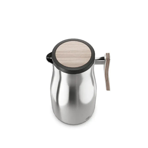 Kanne Studio Allure 1,00 l oak / stainless steel polished