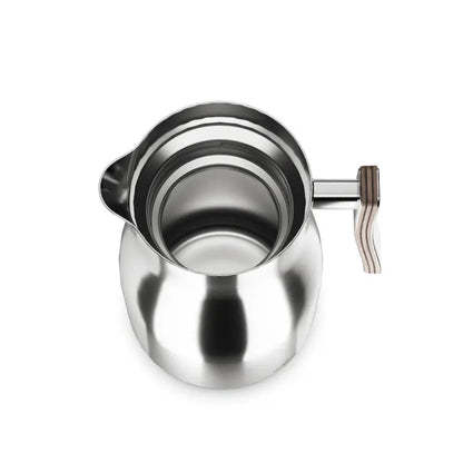 Kanne Studio Allure 1,00 l oak / stainless steel polished