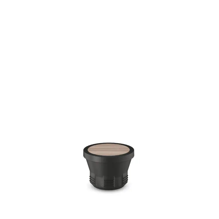 Kanne Studio Allure 1,00 l oak / stainless steel polished