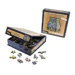 Artefakt Holzpuzzle 2 in 1 Eule, 199 Teile
