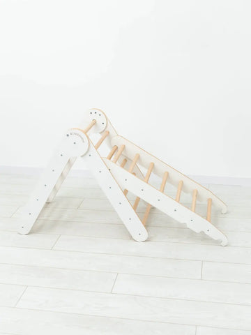 montessori wood climbing set