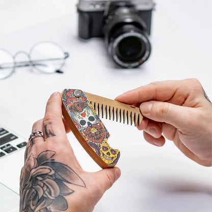 painted colorful combs 