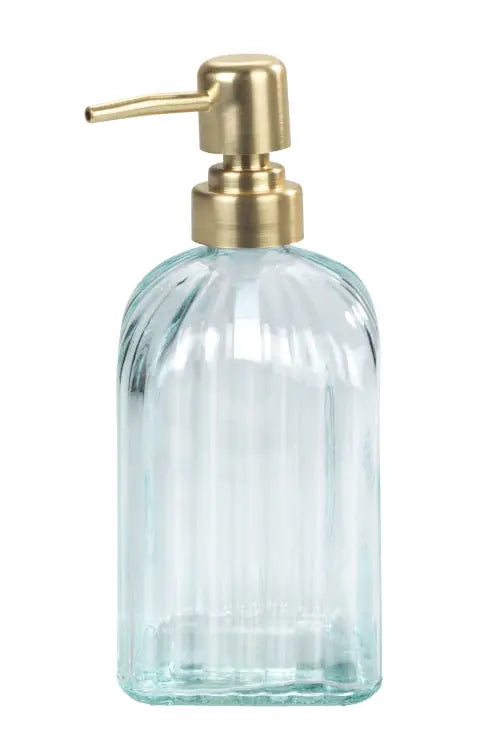 Spülmittelspender Vetro Gold transparent