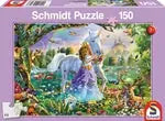 Prinzessin mit Einhorn und Schloss 150 Teile