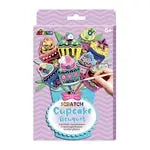 Kratzbilder Cupcakestrauss