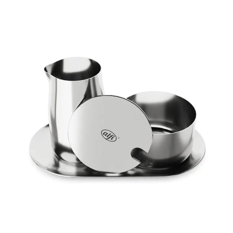 Milk and Sugar Set  stainless steel polished