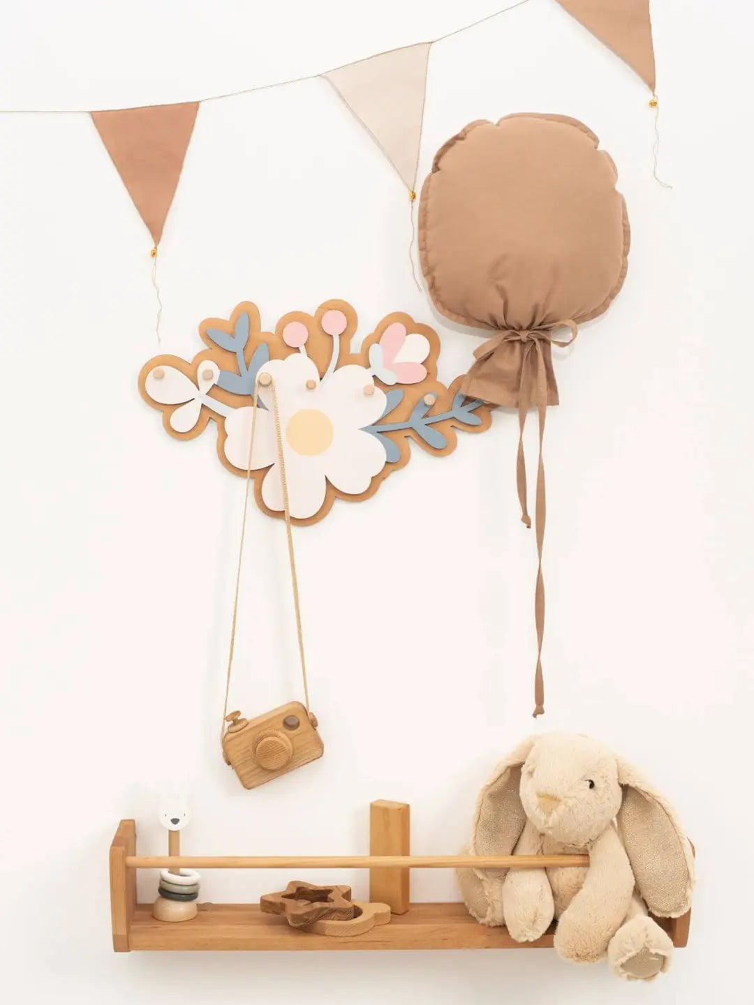 flower nursery wall hooks