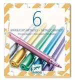 6 Markers metallic