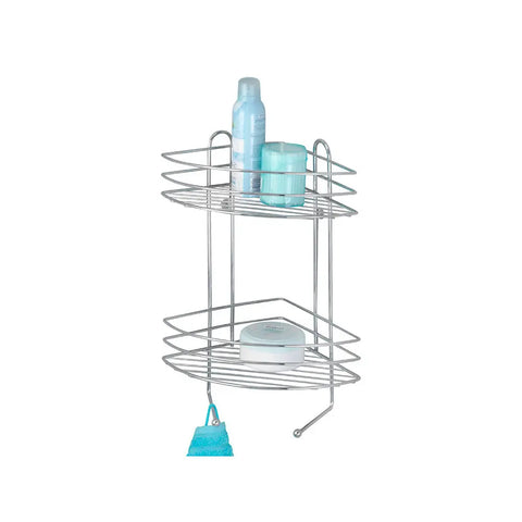 Wenko - Chrome Corner Shelf - Stylish Bathroom Organizer 🛁✨