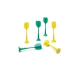 Ersatzteilset 6 Darts gelb & türkis