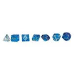 Würfelset RPG Crystal blau