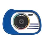 Foto- und Videokamera blau