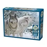 Wölfe im Schnee 500 Teile