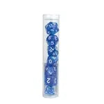 Würfelset RPG Marble blau