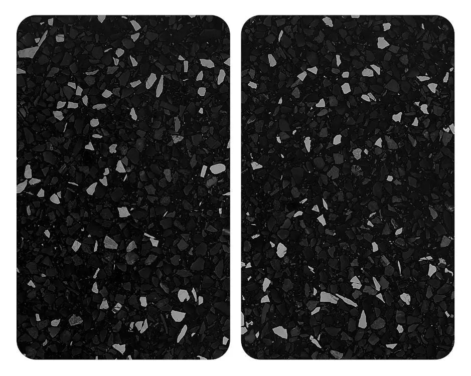Glasabdeckplatten Terrazzo 2er