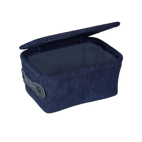Wenko - Bathroom Basket Anela Dark Blue - Elegant Storage Solution 🌊✨