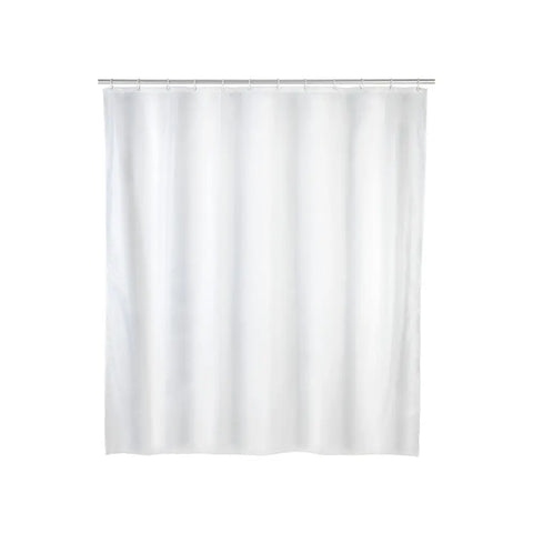 Wenko - Shower Curtain ALLSTAR Zen White PEVA - Elevate Your Bathroom Aesthetics! 🛁✨