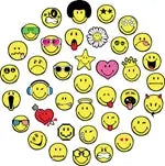 Kinder Stempel Fun Smiley