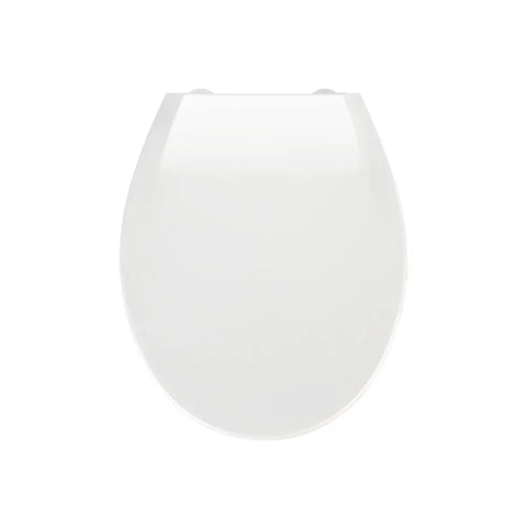 Wenko - Toilet Seat Kos, Easy Close Thermoplastic, White - Comfort & Style for Your Bathroom 🚽✨