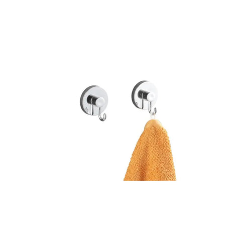 Wenko - Vacuum-Loc Hook Set Glossy - Stylish & Practical Storage Solution! 🛁✨