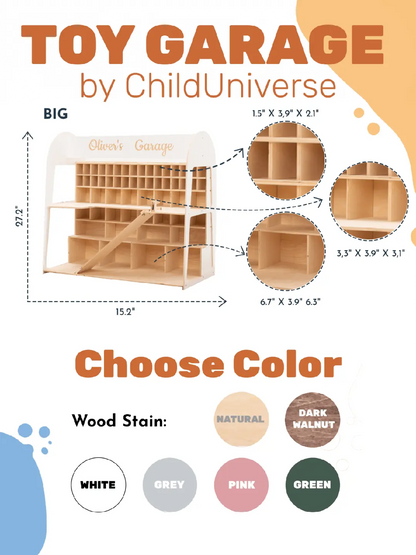 large toy car storage