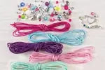 Regenbogen Glitzer Armbänder