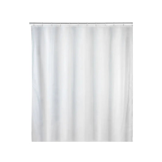 Wenko - Shower Curtain Solid White PEVA - Elegant & Durable 🌿🚿✨