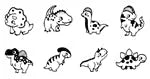 Baby Stempel Bambino Dinosaurier ECO