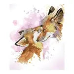 Diamond Painting Füchse
