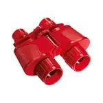 Fernglas rot 3.5-fache Vergrösserung