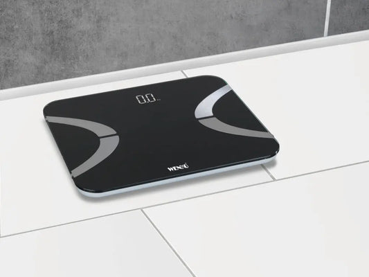 Analysewaage LED  30x26cm schwarz