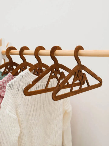  wooden hangers kids
