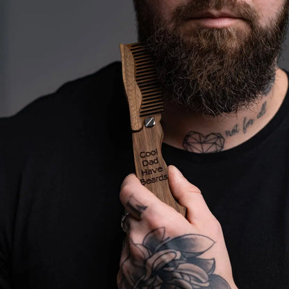 dad's beard comb 