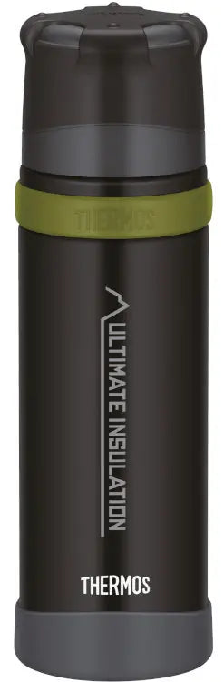 Mountain beverage bottle 0.5 l charcoal black mat