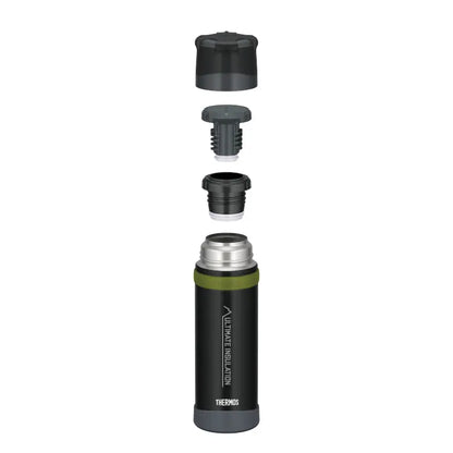 Mountain beverage bottle 0.5 l charcoal black mat