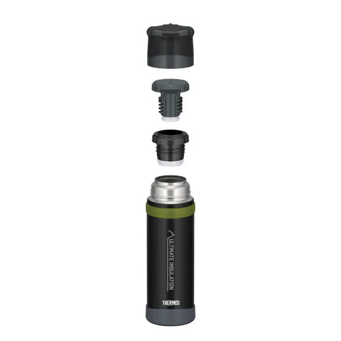 Mountain beverage bottle 0.5 l charcoal black mat