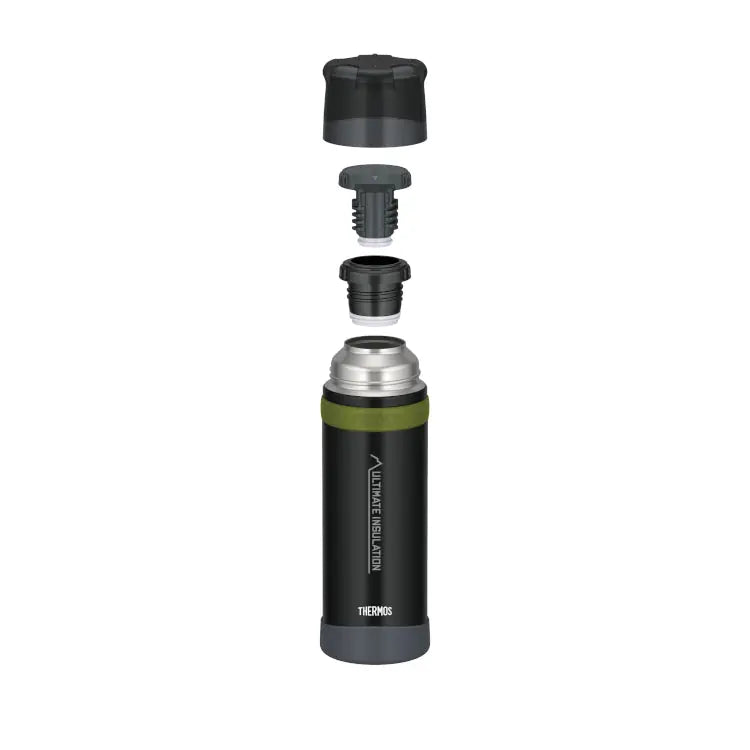 Mountain beverage bottle 0.75l charcoal black mat