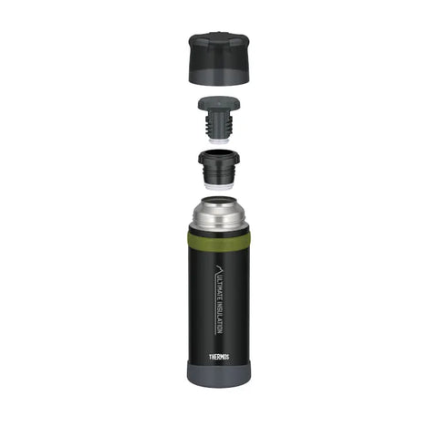 Mountain beverage bottle 0.75l charcoal black mat
