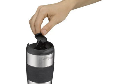 Isolierbecher ThermoPro 0.4 l Edelstahl mattiert, schwarz