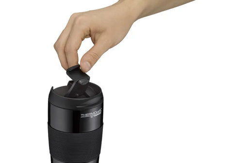 Isolierbecher ThermoPro 0.4 l Edelstahl schwarz, schwarz