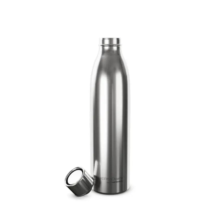 TC Bottle, steel matt,0.75 lt. Edelstahl mattiert