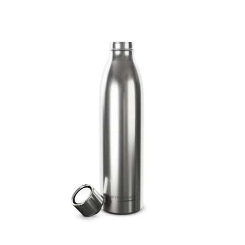 TC Bottle, steel matt,0.75 lt. Edelstahl mattiert