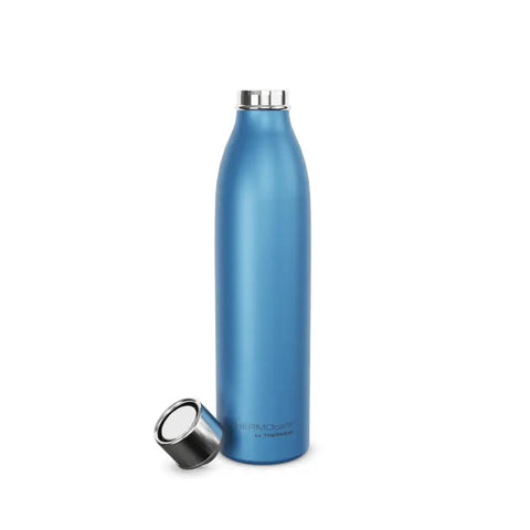 TC Bottle, blue mat, 0.75 lt. niagara blue mattiert