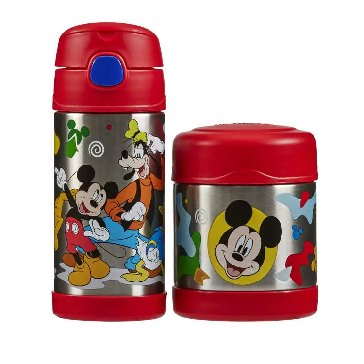 Funtainer Straw Bottle Disney Mickey classic 0.35 lt.