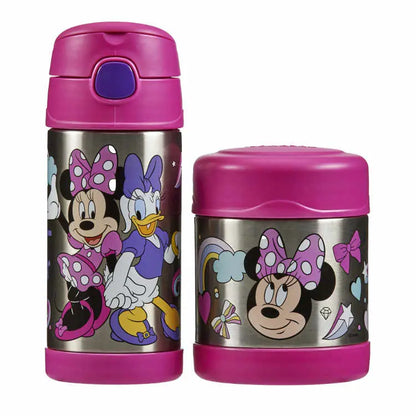 Funtainer Straw Bottle Disney Minnie classic 0.35 lt.
