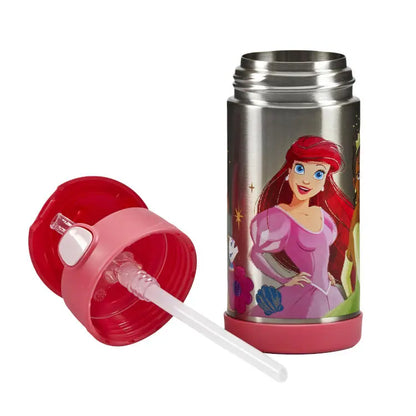 Funtainer Straw Bottle Disney Princesses 0.35 lt.