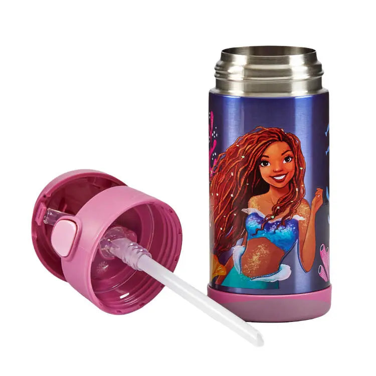 Funtainer Straw Bottle Disney Little Mermaid 0.35 lt.